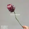 Vermelho vinho popular material de flor de simulação Eucalipto Hortênsia palma vermelha rosa vermelha com salão de casamento estrada atacado
