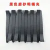 Pinzas para el Cabello Mate, Pinzas de Pato Negras Completamente de Plástico de Nariz Larga, Pinzas Planas para Peinar el Cabello, Precio Mayorista Transfronterizo