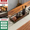 Prateleira de Armazenamento para Xícaras de Chá de Mesa, Pequena Prateleira de Exibição, Suporte para Exibição de Bule de Argila Roxa Estilo Chinês, Não é Madeira Sólida, Suporte para Exibição de Conjunto de Chá