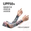 Nuevo traje de verano de seda de hielo con protección solar para montar al aire libre, protector de brazo, manga de hielo, protección UV, mascarilla de seda de hielo al por mayor