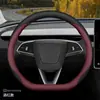 Adequado para capas de volante do Tesla Model 3/Y, incluindo a versão atualizada do Model 3 e as capas de volante ultrafinas do Model Y