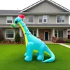 Decoraciones de Venta Caliente Transfronterizas Dinosaurio Inflable Molde de Aire Manualidades de Dibujos Animados Tamaño Grande Arreglo de Césped al Aire Libre Artículos de Fiesta