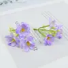 Cadena de Flores de Jazmín Racimo Artificial de Jazmín Pasador Adorno para el Cabello Abanico de Estilismo Arreglo Floral Caja de Flores Paquete de Materiales Accesorios DIY