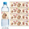 Nuevo Tema de Capibara Fiesta de Niño Platos de Papel Desechables Vasos de Papel Servilletas Manteles Banderines Set de Decoraciones