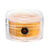 Cordón elástico plano en caja de acrílico, cordón elástico para manualidades, joyería, pulseras, accesorios, cuentas, cordón de cuentas, cordón de cristal