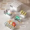 Caja de Almacenamiento Estilo Japonés con Tapa, Cesta Organizadora de Escritorio para Artículos Varios y Snacks, Caja Organizadora de Plástico para Almacenamiento de Cosméticos en Escritorio de Dormitorio
