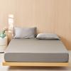 Estilo Luxo Leve Classe A 60 Lanjing Tencel Cor Sólida Lençol Cobre-Leito Primavera e Verão Fresco Sedoso Dormir Nu Capa Protetora de Colchão