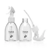 Botella Pulverizadora de Plástico Tipo Pistola de Ratón 120ml Botella Pulverizadora para Reenvasado de Desinfectante de Alcohol Regadera para Mascotas Jardinería Personalización