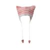 Sombrero de Lana de Nicho para Mujer Otoño e Invierno Diseñador Trenza de Fresa Sombrero Baotou Lindo Sombrero de Punto con Cuernos para Niña