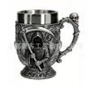 Acero inoxidable interior resina manualidad Parca taza de café Halloween Pascua decoración taza transfronterizo Amazon