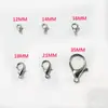 Venta al por mayor del fabricante Cadena de llavero Accesorios de joyería de metal Hebilla de cangrejo miniatura de 12 mm Colgante creativo DIY