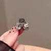 Exquisita Corona de Mariposa de Cristal Pin Pequeño para Mujer 2025 Nuevo Pin Lateral de Alta Gama para el Cabello Mini Pin para el Cabello