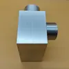 Conector de tres vías mecanizado CNC de precisión piezas de repuesto no estándar procesamiento de hardware aleación de aluminio fresado CNC torno CNC