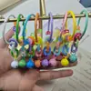Chaveiro Criativo de Sino DIY Corrente para Capa de Celular Boneco Pendurado Ornamentos Corrente Colorida Acessórios de Chaveiro Pingente de Bolsa