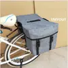 Bolsa para bicicleta de gran capacidad, directa de fábrica, con estante, paquete doble para montar en bicicleta