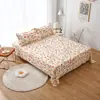 Sábana de una pieza dormitorio estudiantil cama individual doble 1.5 metros 1.8m cepillada dibujos animados infantiles sábana de 1.1 metros