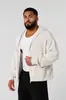 Youngla American Novo Moletom Cardigan com Zíper Masculino Jaqueta Jogging Esportes Fitness Estampado Casual com Capuz