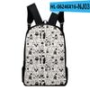 2022 Amazon Transfronterizo Nuevo Producto Texto Café Bolsa 3D Periférico Mochila 3D Tela Oxford Mochila 3D