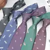 Nueva Corbata Jacquard Hecha a Mano para Hombre, Corbata Casual y de Moda de 7 cm de Seda Poliéster, Estilo Británico Fabricante Boda Stock Disponible