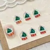 Nuevos Accesorios de Arte para Uñas Navideños de Dibujos Animados, Lindo Hombre de Jengibre de Papá Noel Tridimensional, Decoraciones de Uñas de Resina para DIY