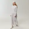 Nuevo Otoño 2026 Suéter de Mujer 100% Cachemira Sencillo Versátil Cuello Redondo con Mangas Ranglán Camiseta Base de Punto