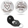 Amazon oferta caliente acero inoxidable moneda de la suerte diy moneda de decisión regalo del Día de la Madre para hija hijo parientes mayores