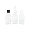 Fabricante Direto Embalagens Transparentes para Cosméticos de Pet Garrafas Vazias Personalização em Pequenos Lotes Garrafas Spray Embalagens para Cuidados Pessoais com Impressão de Logo