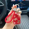 Fabricante Venta Caliente Transfronteriza Creativo Lindo Llavero de Tetera Moda Coreana Terciopelo Perforación en Caliente Llavero Colgante para Bolso Femenino