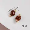 [Serie de Café de Desayuno Parisino] Colgante de Croissant de Grano de Café DIY Goteando Aceite Colgante Accesorios para Joyería DIY