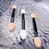 Palo de esponja para arte de uñas aplicador de polvo espejo mágico aurora palo desechable para sombra de ojos doble herramienta de belleza para sombra de nariz