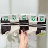Meias Femininas Novas para Outono e Inverno, Meias para Estudantes de Canoa Média, Meias Esportivas Femininas Estilo Coreano de Canoa Média, Meias Esportivas de Algodão Fofas e Versáteis