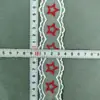 Renda Bordada de Seda Leite Renda de Malha Renda Lolita Punho Saia Renda Malha Renda de Seda Leite