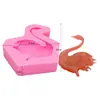 Molde de Silicone Flamingo Cisne Artesanato de Açúcar Forma para Assar Cupcake Ferramentas de Decoração de Bolo Fudge