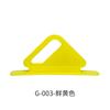 Gancho plástico transparente de gancho de avião triangular de furos para atacado triangular Fivela de plástico tridimensional PP gancho de caixa de embalagem
