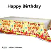 Ventas Directas de Fábrica Mantel para Fiesta de Cumpleaños Infantil Mantel Desechable de Dibujos Animados Mantel de Plástico Rectangular