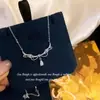 Concha de Prata S925 prata esterlina borla dos sonhos pingente de gota d'água feminino design de nicho de luxo leve pingente de borla novo para todas as ocasiões