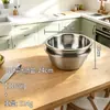 Bacia para lavar vegetais espessa de aço inoxidável 316, escorredor, bacia funda para sopa, bacia para bater ovos, bacia de cozinha multiuso