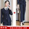 Traje de dos botones para hombre y mujer, temperamento de funcionarios públicos, ropa formal profesional para profesores, moda, entrevista, bordado, ropa de trabajo