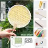 Kit de materiais culturais estilo chinês para ventilador de bambu DIY infantil, atividades de construção de grupo pai-filho, ventilador de grupo caseiro