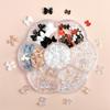Manicure fosco borboleta jóias retro tridimensional arco fita resina artesanal diamante todos os jogos fada acessórios atacado