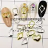 Nuevo arte de uñas metálico shibui japonés marco irregular rectángulo hueco lágrima rombo corazón joya para uñas