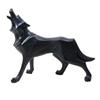 Artesanías de Resina Creativas Nórdicas Lobo Hogar Oficina Mueble de TV Regalo Creativo Resina Animal Adornos Geométricos de Lobo