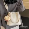 Elegante Bolso Pequeño de Correa Ancha para Mujer 2026 Nuevo de Moda Tendencia Más Vendido Bolso de Hombro Transfronterizo de Moda Bolso Cruzado Tipo Cubo
