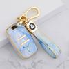 Funda protectora para llave de coche Kia K345 Lion Run Sorento Smart Run Jiahua de 6 llaves, carcasa de TPU con diseño de mármol.