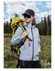 Chaqueta Sencilla de Color Sólido para Exteriores de Otoño e Invierno Tela Impermeable Engrosada Versátil Abrigo de Montañismo Unisex
