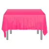Suministros del Fabricante Manteles Desechables para Fiestas Tela de Plástico Pe Mantel de Color Sólido para Mesa de Postres de Cumpleaños 137* 274cm