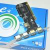 Tarjeta PCI e-Zhou Tarjeta de expansión USB Tarjeta adaptadora PCI a 4 + 1 Tarjeta USB NEC