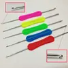 Suéter de doble cabeza ganchillo hecho a mano diy herramienta de tejido mango de plástico ganchillo bolsa de lana accesorios para suéter ganchillo