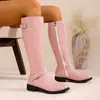 Botas de Caballero 2026 para Mujer, Invierno 3 Nuevo Modelo, Suela Gruesa, Talla Grande 58 Botas Largas