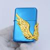 Encendedor de Queroseno de Alto Valor de Moda con Sello de Relieve Tridimensional Rueda de Amolar Retro Máquina de Queroseno Venta al por Mayor Transfronterizo